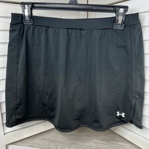 Under Armour HeatGear Black Athletic Skirt w/ Shorts Women's Size Medium‎